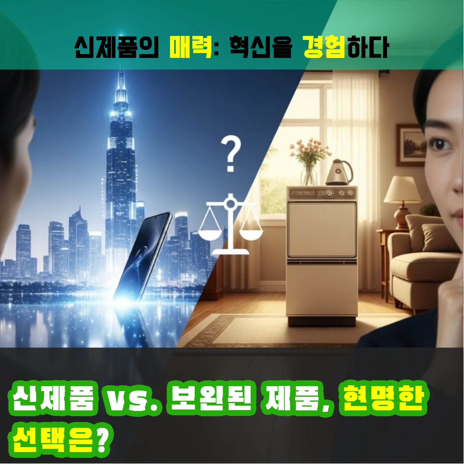 신제품 vs. 보완된 제품, 현명한 선택은?
