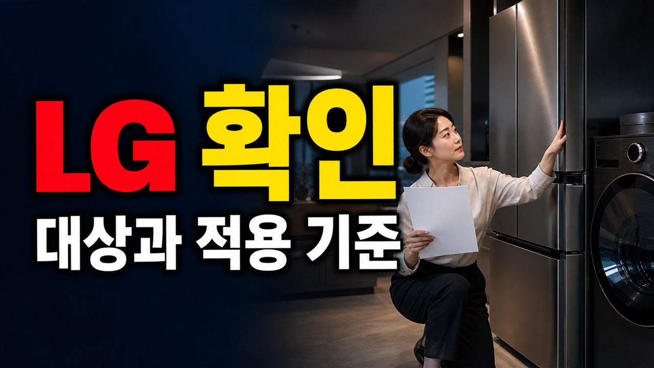 가전제품 렌탈, 구매보다 저렴한 경우는 언제일까? 월 70,900원×60개월은 왜 확정액이 아닐까? LG 가전 구독 5년 요금표 읽기 관련 핵심 정보를 상징적으로 보여주는 썸네일 이미지